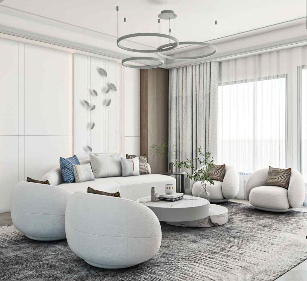 ديكور غرفة جلوس وأفضل ديكورات غرف جلوس - ديكور صالة صغيرة