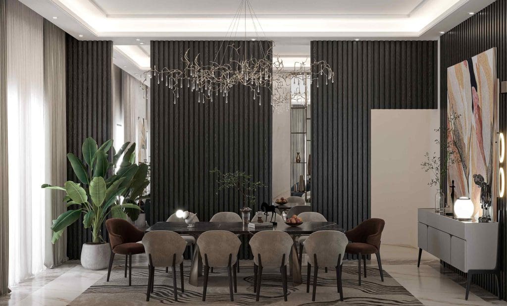 أفضل تصميم فلل من الداخل 2024