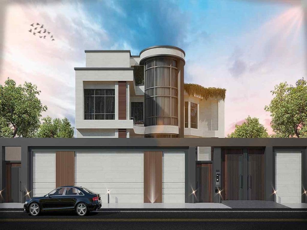 تخطيط وتصميم فلل مودرن 2024 - واجهات منازل خليجيه