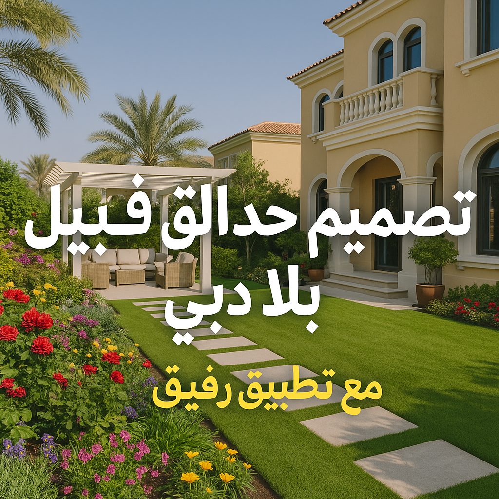 تصميم حدائق دبي